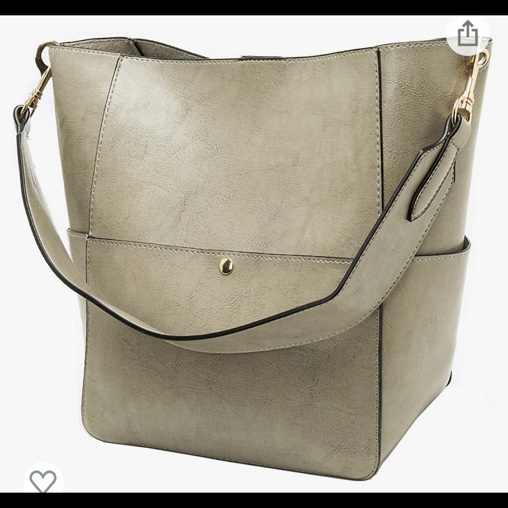 Taupe Bucket Bag